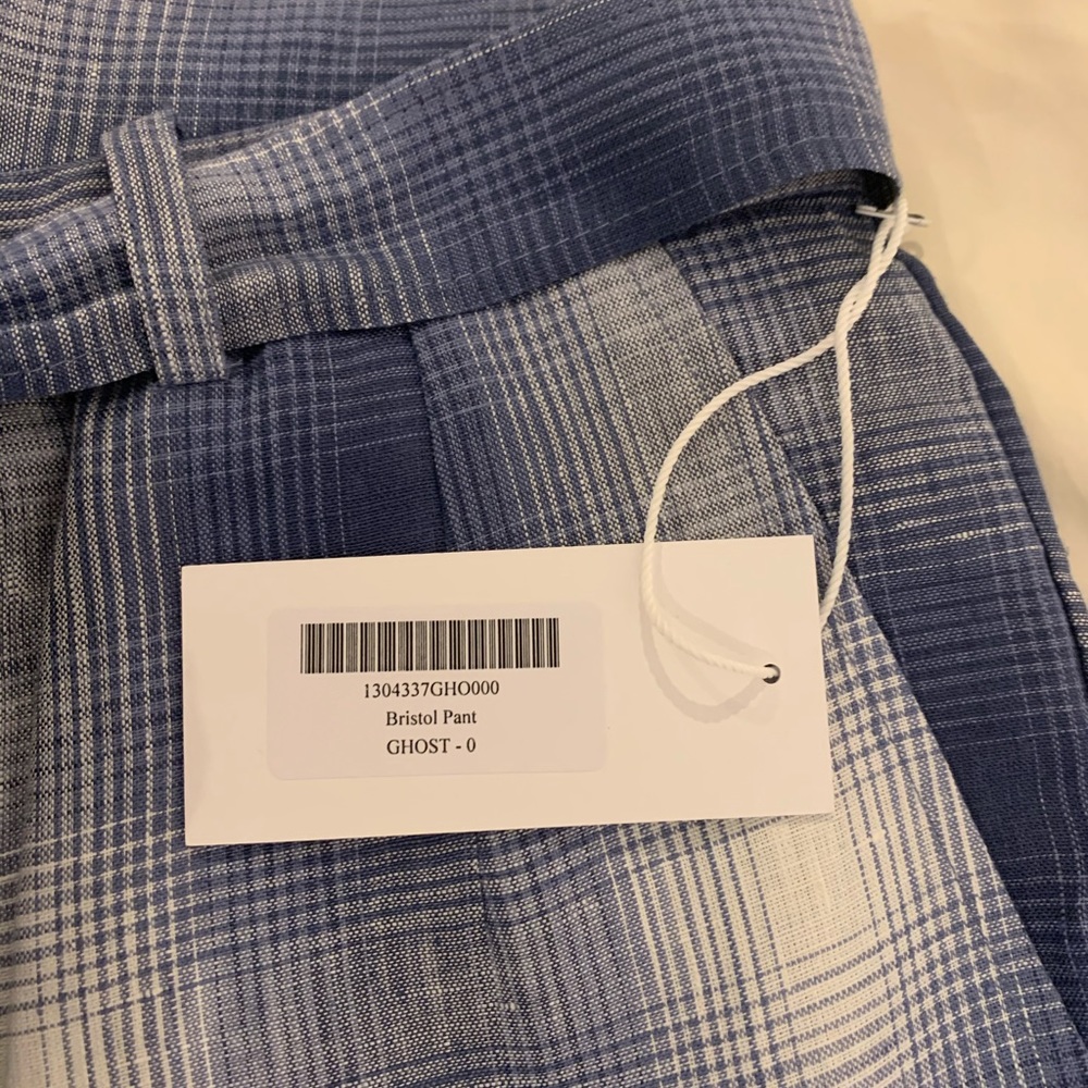 Reformation Bristol Linen Pant - Ghost Color - Picture 5 of 8